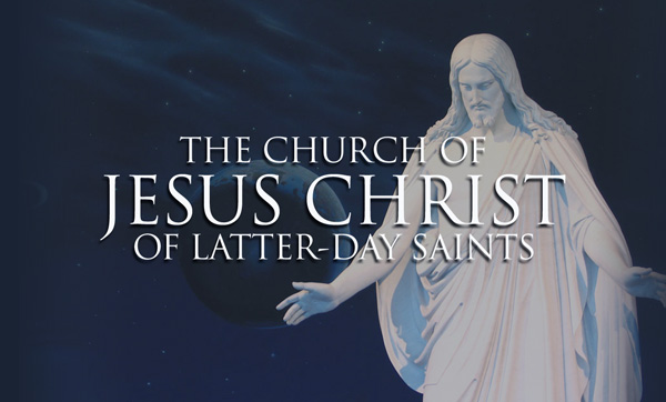 The Church of Jesus Christ of Latter-Day Saints logo with Jesus Christ